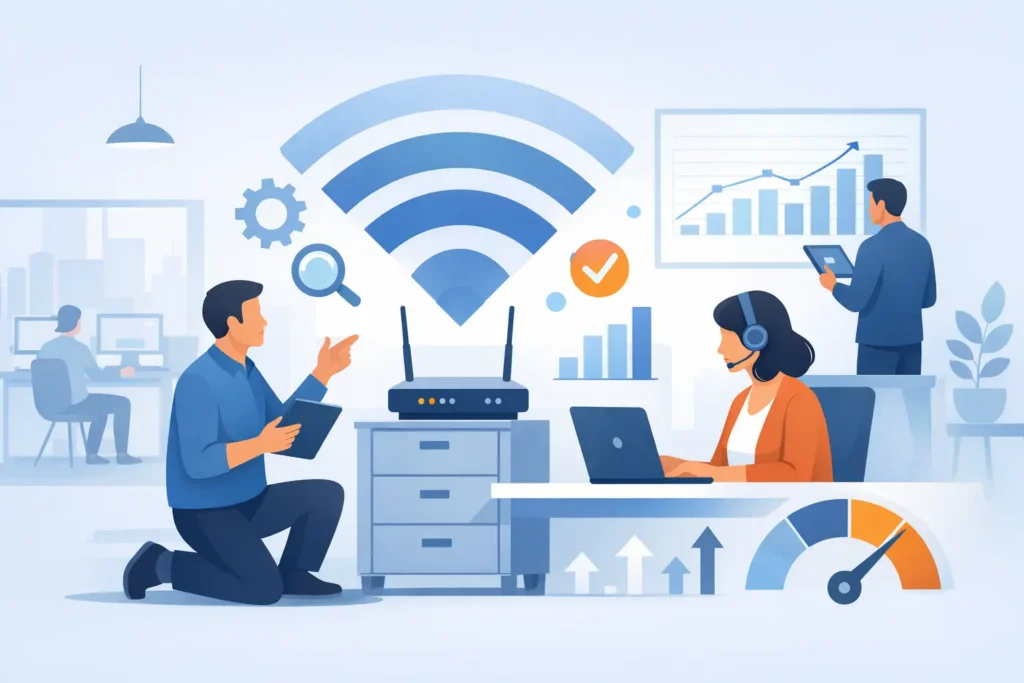 How to Improve Office WiFi Without Guesswork