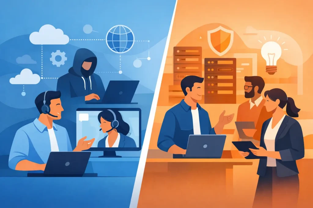 Outsourced IT Versus Internal Team: Which Fits?